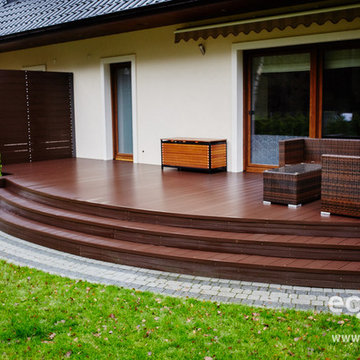 Rounded EcoTeak decking