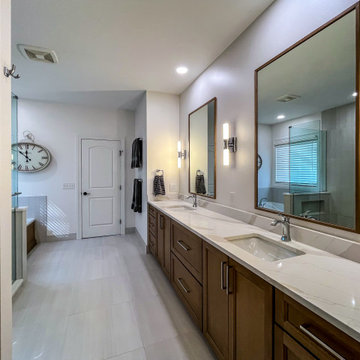 Primary Bath Remodel with Walk-in Closet System