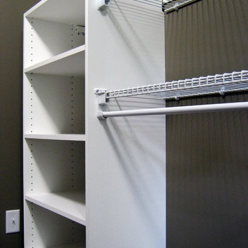 Walk In Master Closet--Wire & Laminate