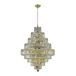 Elegant Lighting - Elegant Lighting 2038D30G/SS Chandelier Maxim - Chandeliers