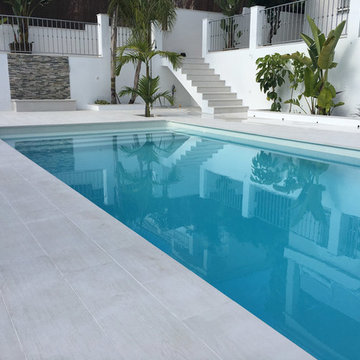 New pool and chill out area