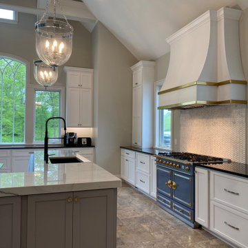 Dubuque, IA French Inspiried Kitchen by Ruby & Co. Design