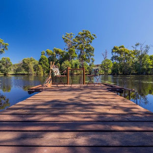This is an example of a country deck in Other with with dock and no cover.