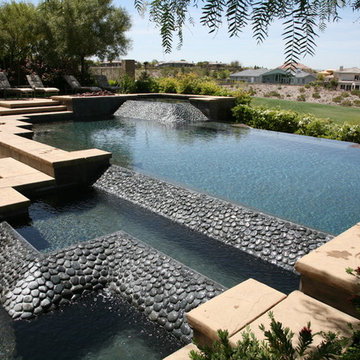 Negative Edge & Perimeter Overflow Pools in Las Vegas, Poolscapes LLC