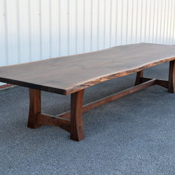 Curvy Backed Walnut Dining Chair - Products