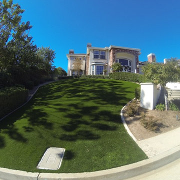Recent artificial grass installation