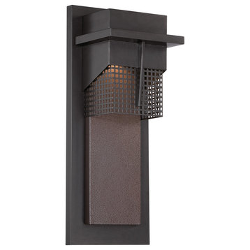 Beacon 1 Light Outdoor Wall Light in Burnished Bronze