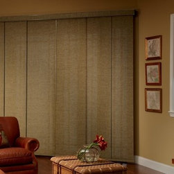 Hunter Douglas Panel Track in Light Filtering Fabric - Window Treatments