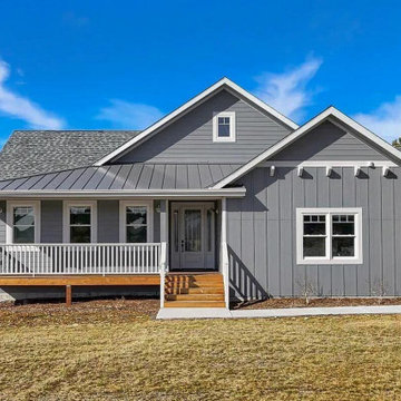 Siding Installation - James Hardie Board and Batten in Gray Slate