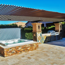 Backyard patio