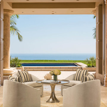 Beach Style Living Room