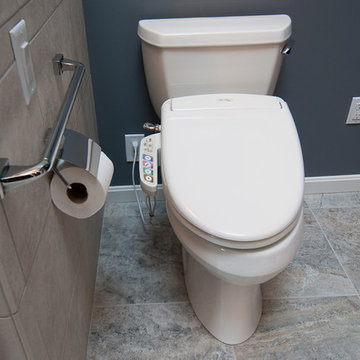 Accessible Toilet with Bidet