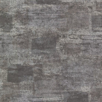 Pele Silver Distressed Wallpaper, Gray, Bolt