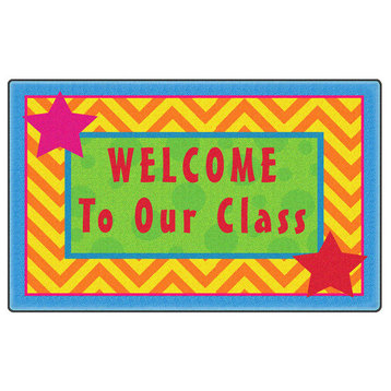 Flagship Carpets CE332-08W 2'x3' Silly Welcome Mat