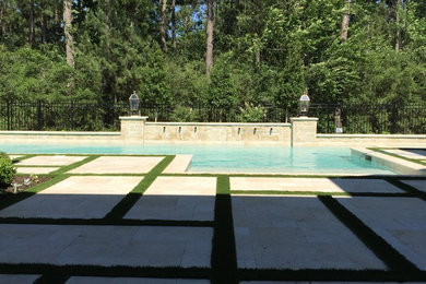 Home design - contemporary home design idea in Houston