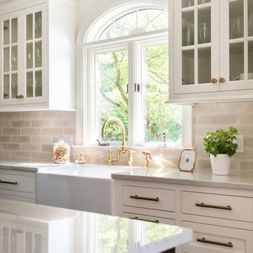 Light and Dark Kitchen Cabinets Cheshire, CT