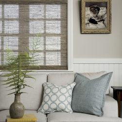 Smith & Noble Natural Woven Flat Fold Shades - Window Treatments