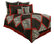 Sherry Kline True Safari Red White Black 4-piece Bedding Collection