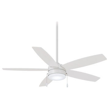 MinkaAire Airetor Airetor 52" 5 Blade Indoor LED Ceiling Fan - Flat White