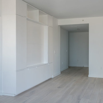 200 Chambers St. - Custom Kitchen, Media and Vanity cabinet