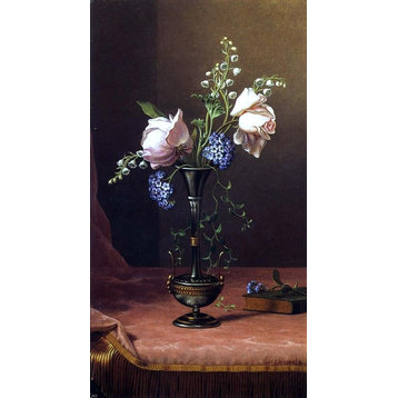 Martin Johnson Heade Victorian Vase With Flowers of Devotion Wall Decal