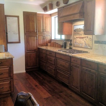 "Santa Rita Working Ranch" custom hand painted tile mural
