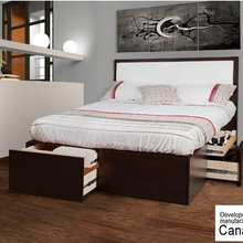 Bed & drawers