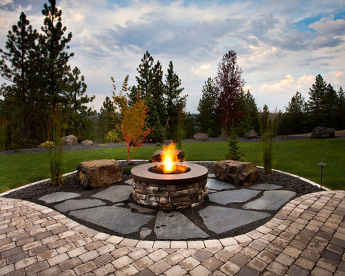 Cabin Fire Pit Ideas, Pictures, Remodel and Decor