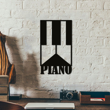 'Piano' Design Wall Art