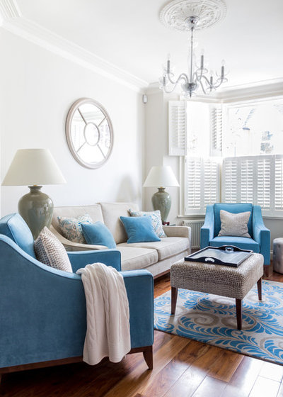 Victorian Living Room by Town House Interiors