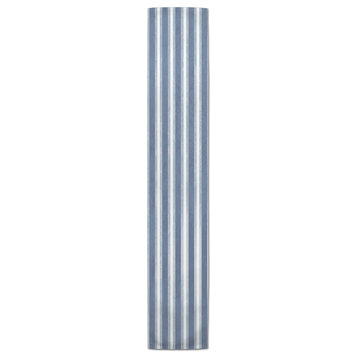 Blue Stripes 16x72 Poly Twill Table Runner