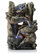 14" Tall Indoor Tiered Log Tabletop Fountain with LED Lights