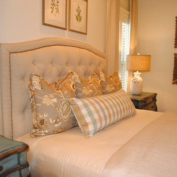 Lightened French Country Master Bedroom