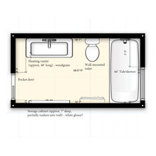 1316 Bath Plans/Ideas (overview photos for cabinet contractor)
