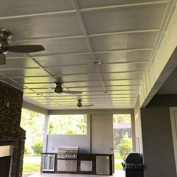 Peng covered lanai/ Summer kitchen