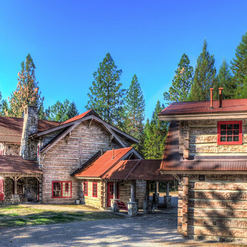 Arlee Montana Concrete Log Cabin