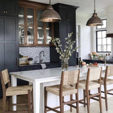 Rénovation complète d'un cottage - cuisine ouverte