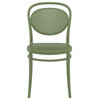 Marcel Resin Outdoor Chair Olive Green, Set of 2