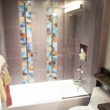 Frameless Sliding Splash Guards