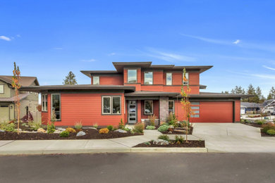 Recently completed custom home project at Cougar Peak