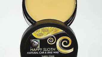 Happy Sloth Three Toed Natural Car & Bike Wax