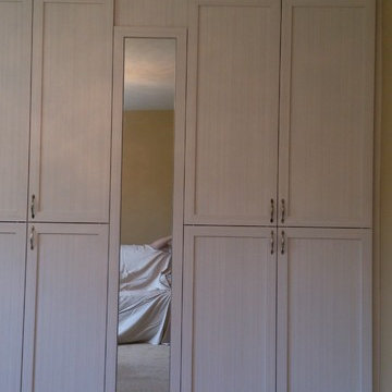 Light Contemporary Shaker-Style Wall Closet