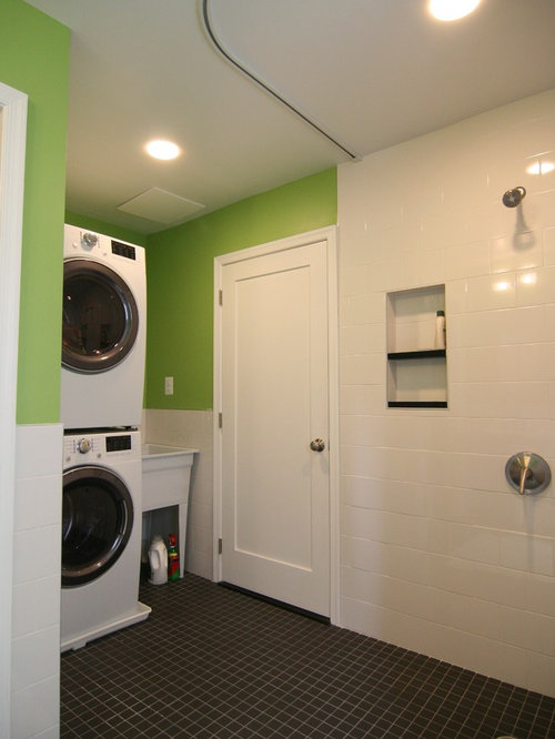 Small Bathroom Laundry Room Combo Houzz