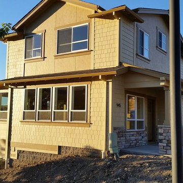 Hillside subdivision homes