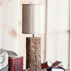 Unysyn Elm Timber Lamp - Table Lamps