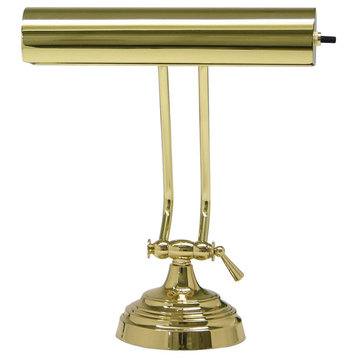 Desk/Piano Lamp 10" in Polished Brass