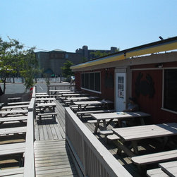 Commercial Motorized Retractable Awning- Mickey's Crabhouse - Awnings