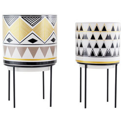 Scandinavian Indoor Pots And Planters by Aspire Home Accents, Inc.