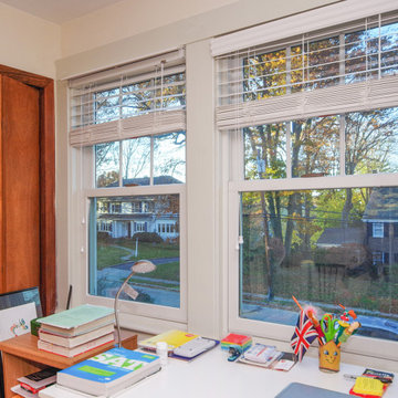 New Windows in Great Homework Desk Area - Renewal by Andersen New Jersey / NYC