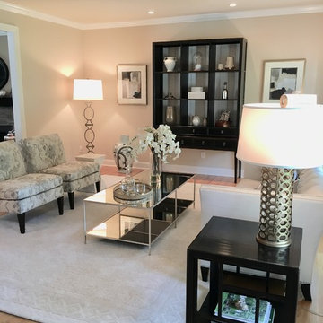 Elegant Transitional Living Room Space